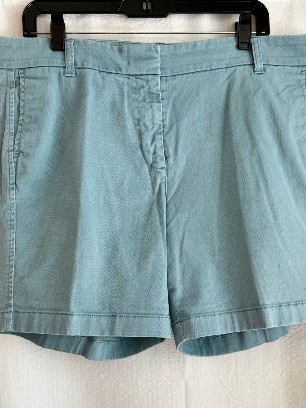 J. Crew Light Teal Cotton Bermuda Shorts
